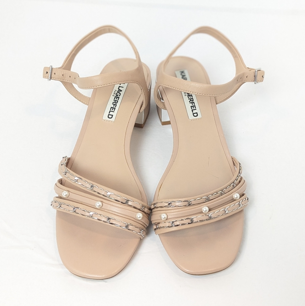 Karl Lagerfeld leather Tori sandals - Picture 6 of 16
